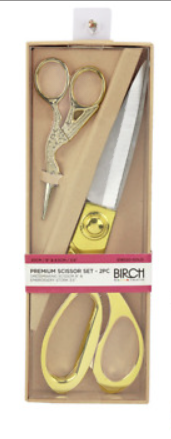 Birch Gold Premium 2-piece Scissor Set