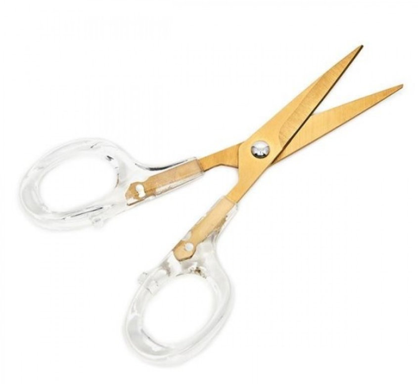 Hemline Gold Embroidery Scissors 125mm