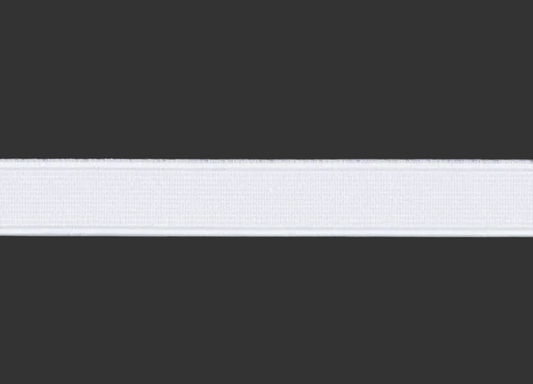High Density Elastic White Width - 12mm