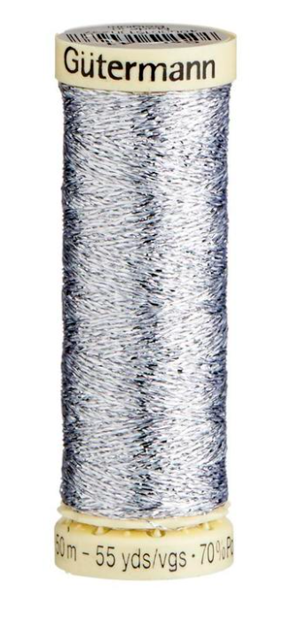 Gütermann Metallic Thread  50 mtr