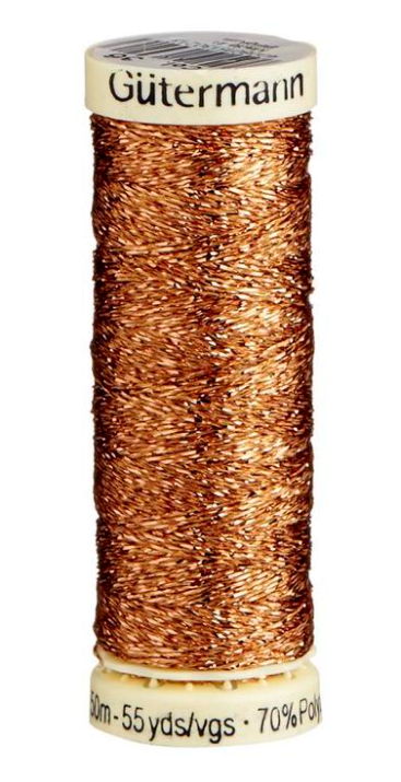 Gütermann Metallic Thread  50 mtr