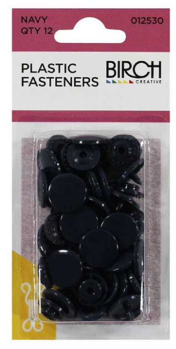 Plastic Snaps - Birch