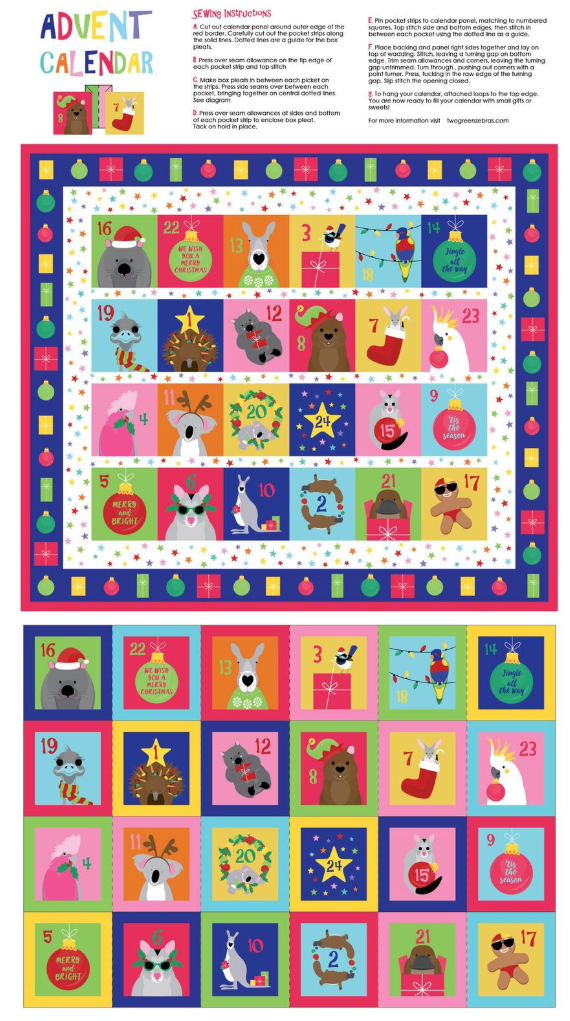 Festive Aussie Friends Advent Calendar DV3611