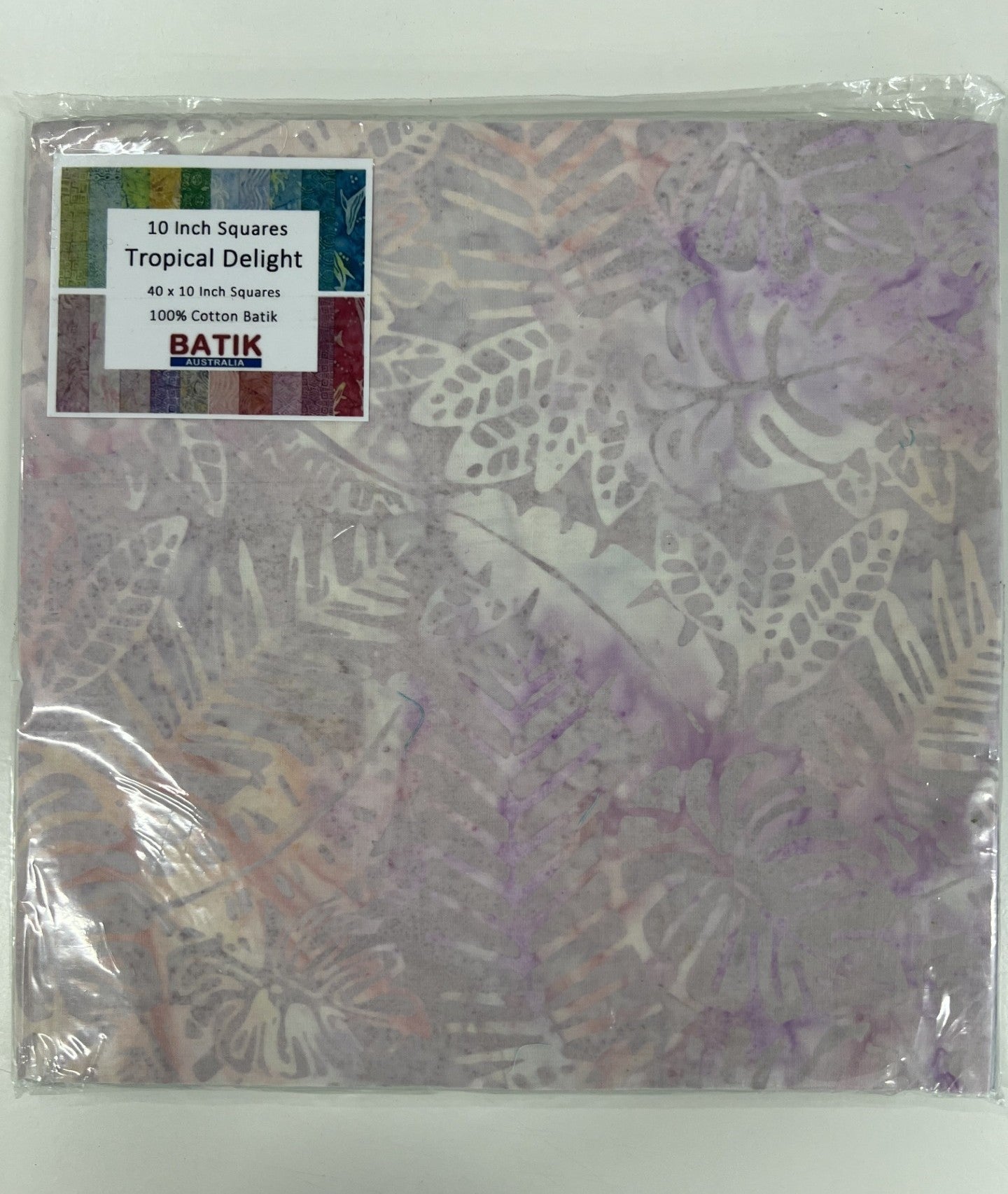 10 Inch Batik Squares by Batik Australia