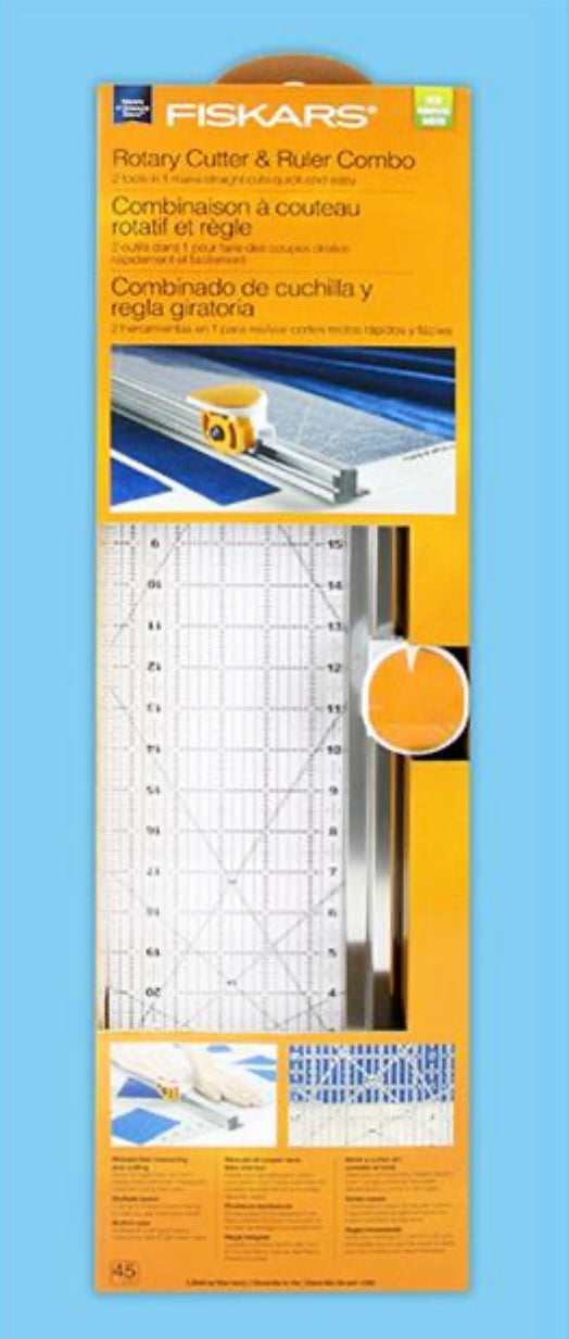 Fiskars Ruler and Cutter Combo 6x24”
