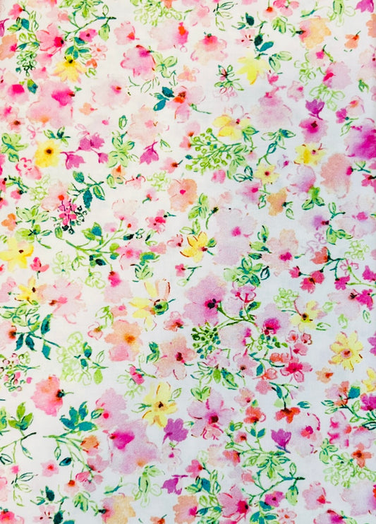 Watercolour Pink Spring Floral