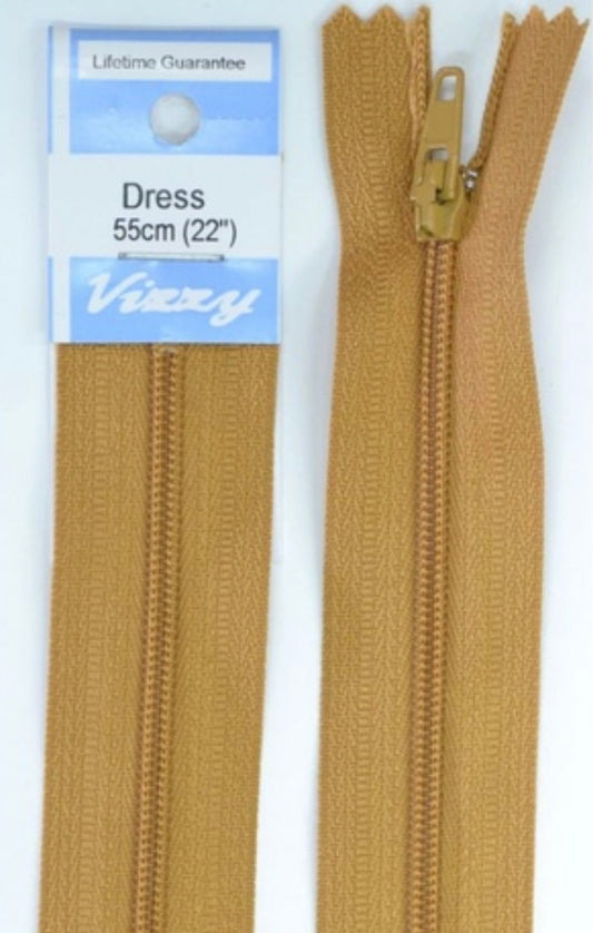 Vizzy Dress Zip Suede