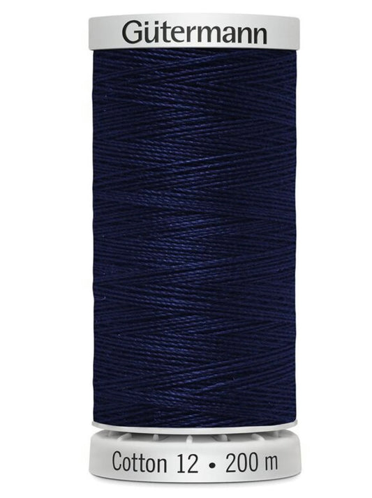 Gütermann Dark Violet Blue 1197 Cotton 12