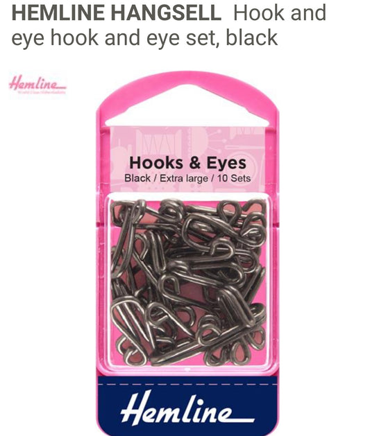 Hooks & Eyes Black