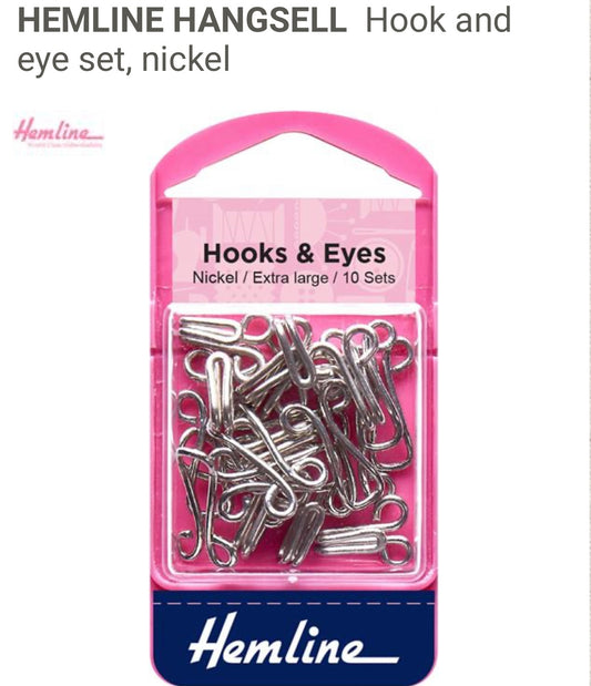 Hooks & Eyes Nickel