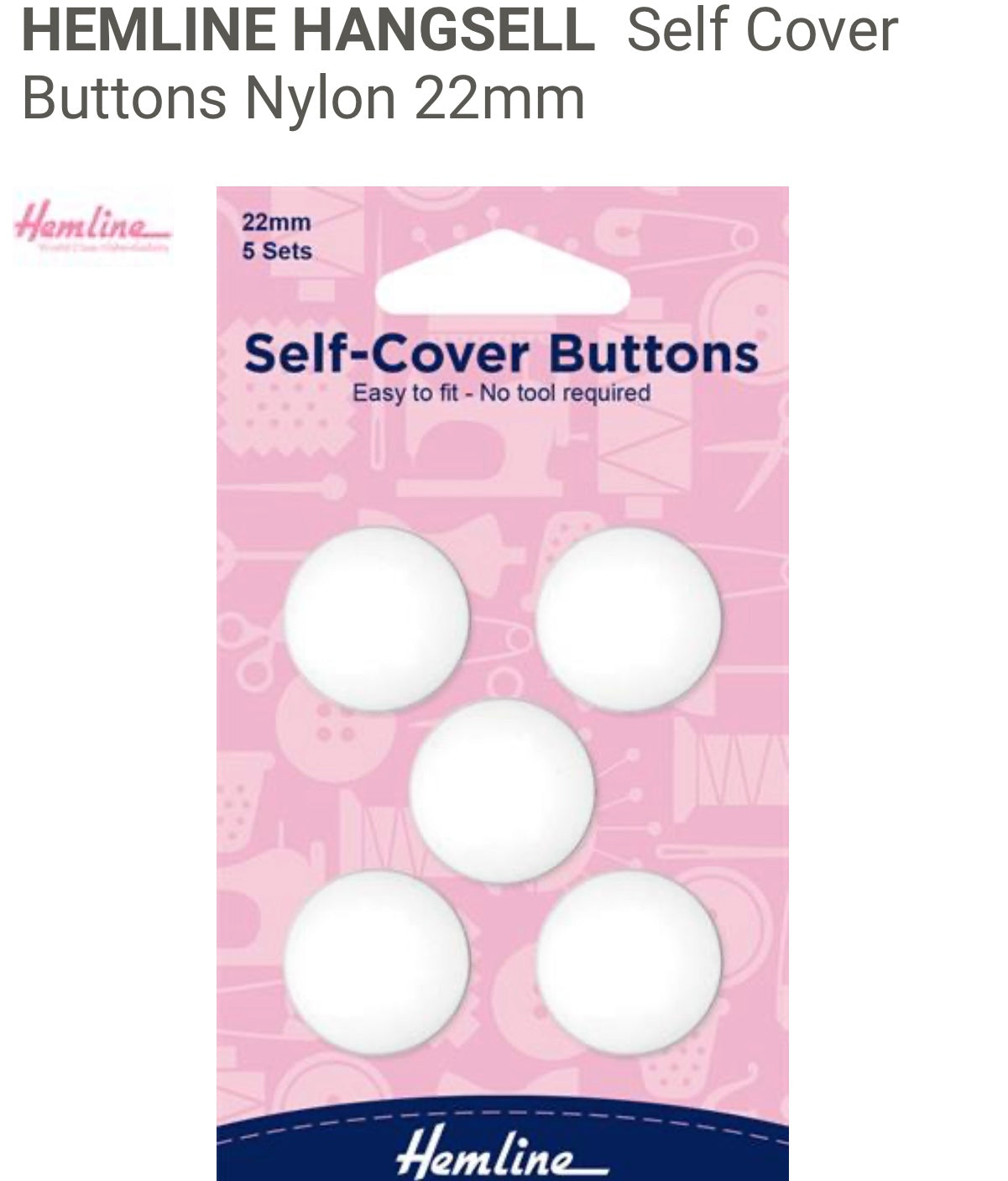 Self Cover Buttons Nylon – Gosford Sewing Machine Centre Pty Ltd