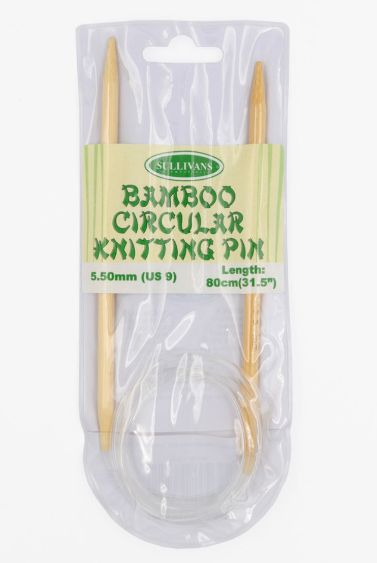 Bamboo Circular Knitting Pin