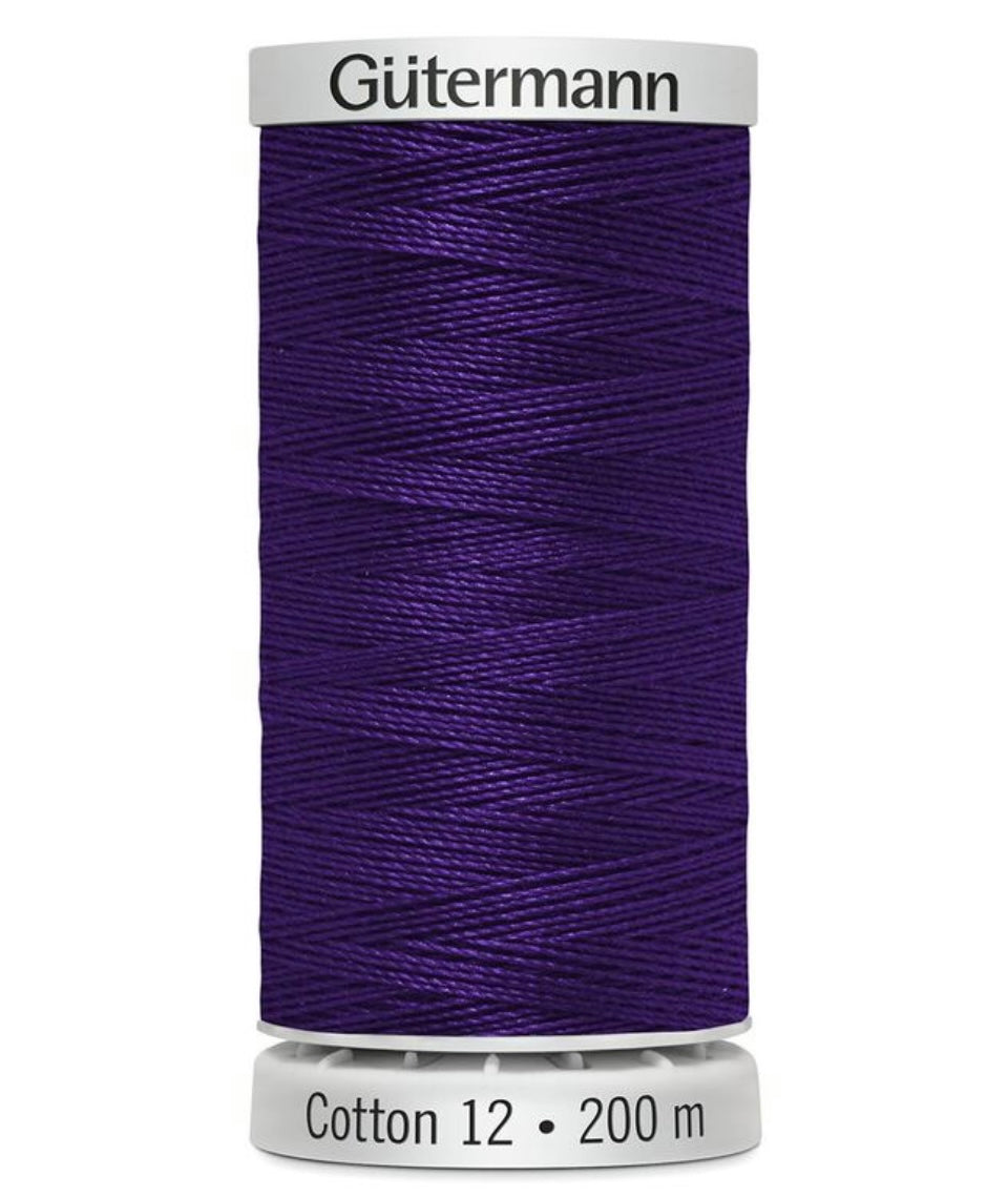 Gütermann 1299 Dark Lavender Purple Cotton 12