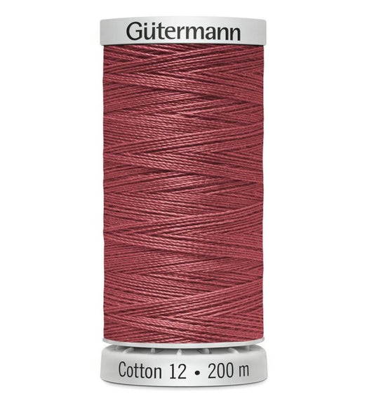Gütermann 1558 Dark Dusty Pink Cotton 12