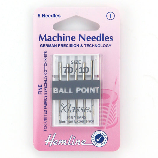Ball Point 70/10 Sewing Needles