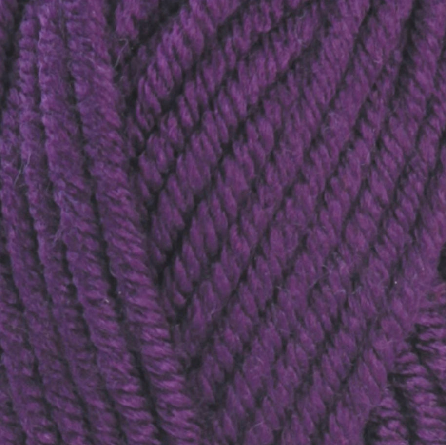 FiddLesticks Superb Big Knitting Yarn Deep Purple 70817