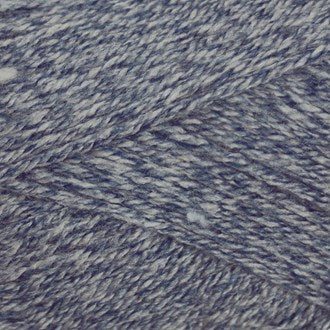 FiddLesticks Superb Tweed Knitting Yarn Blue Grey 75121