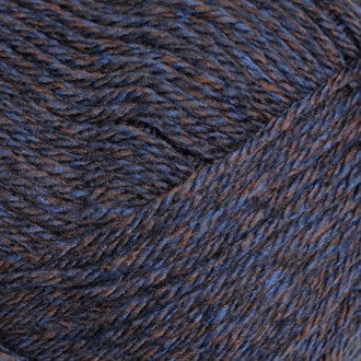 FiddLesticks Superb Tweed Knitting Yarn Cobalt Brown 75123