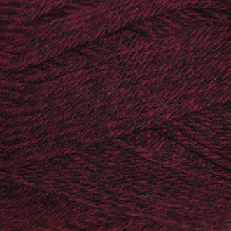 FiddLesticks Superb Tweed Knitting Yarn Dark Red 75117