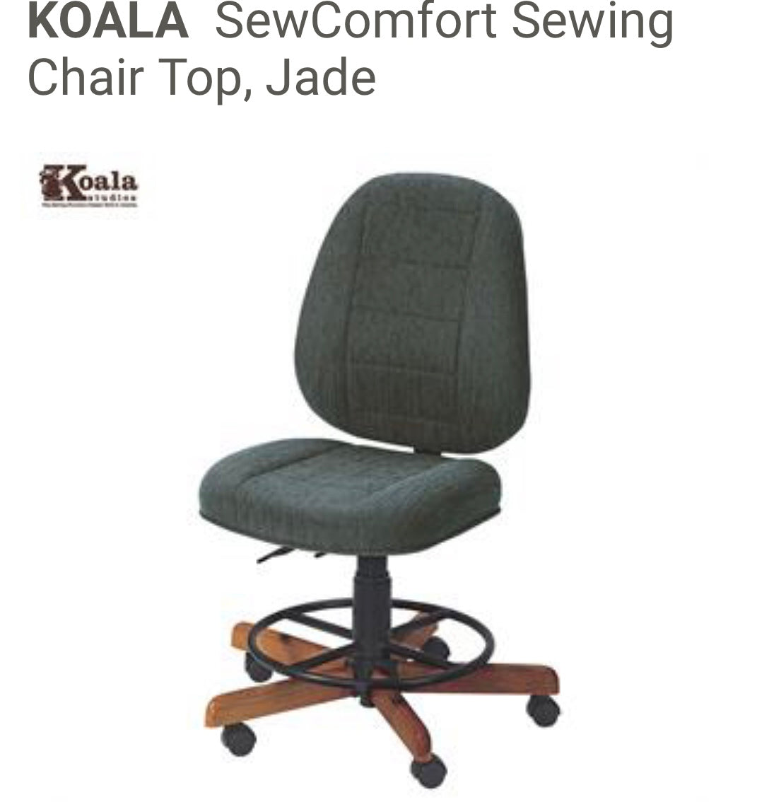 SewComfort Sewing Chair - Jade