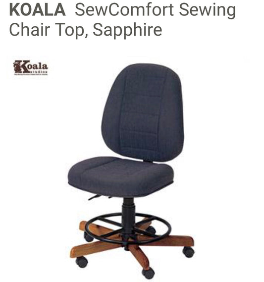 SewComfort Sewing Chair - Sapphire