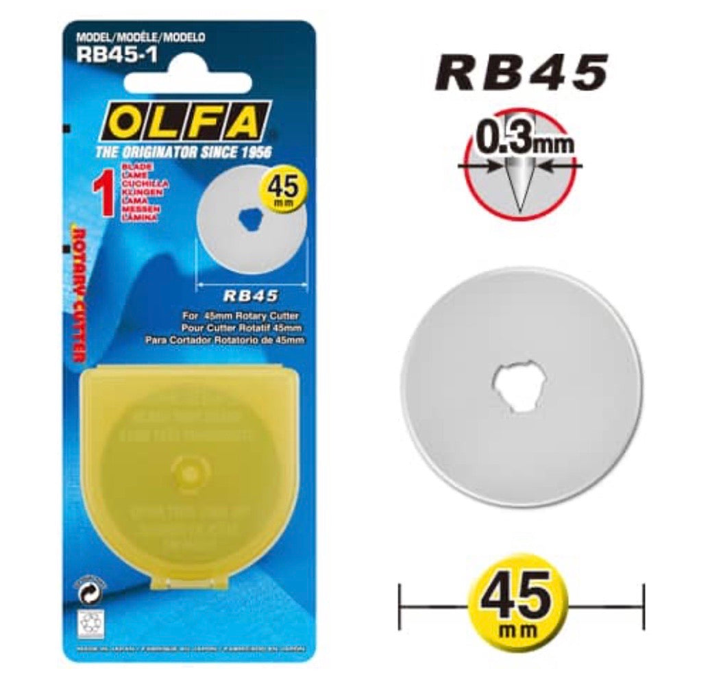 Olfa 45mm Rotary Cutter Blades