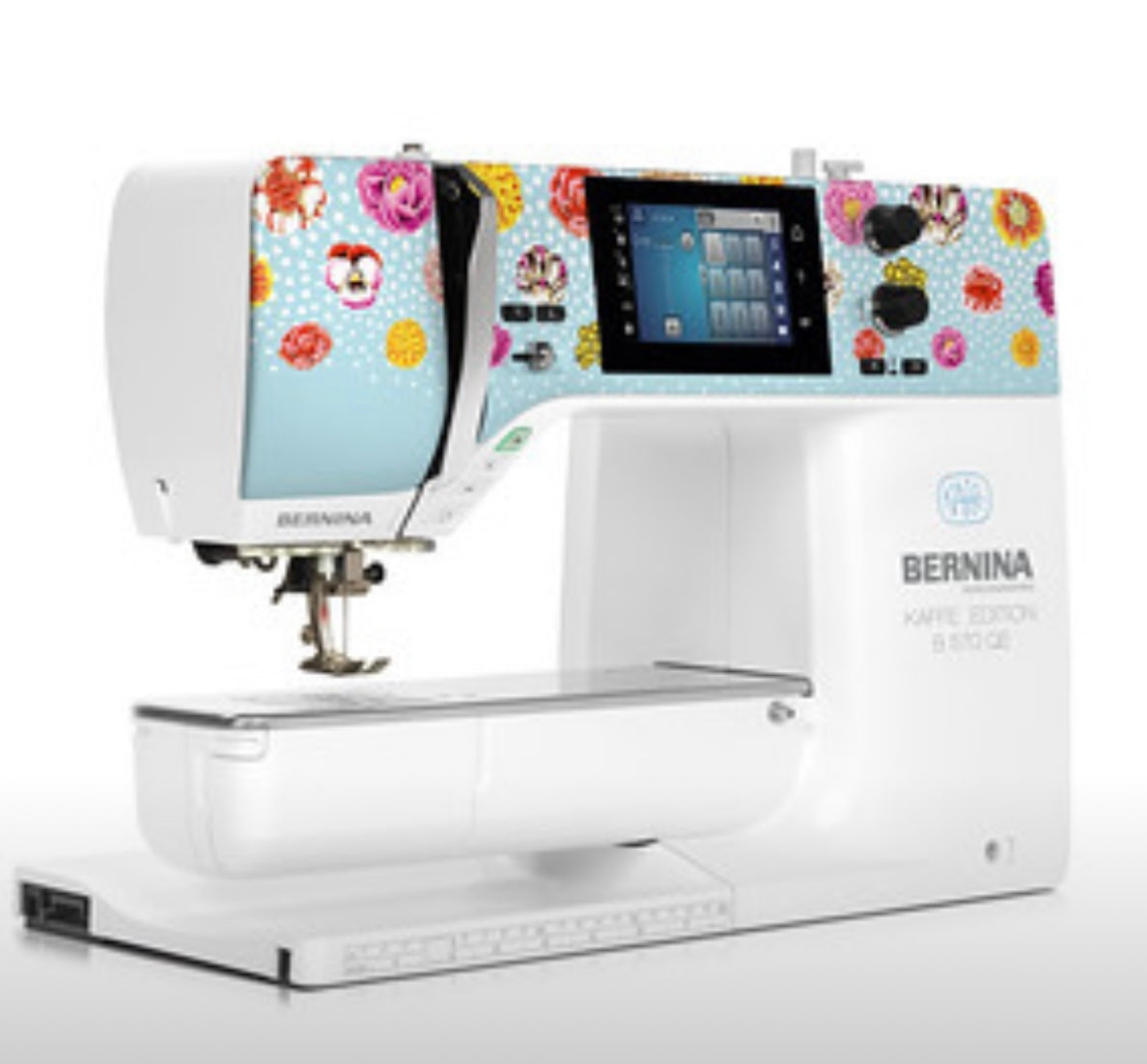 BERNINA 570QE Kaffe Edition Plus Embroidery Unit