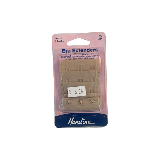 Bra Extenders 50mm Nude Hemline