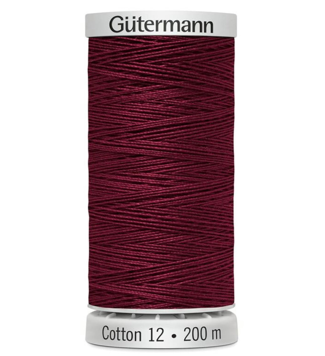 Gütermann 1169 Very Dark Rose Cotton 12