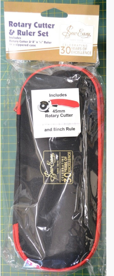 Rotary Cutter & Ruler Set