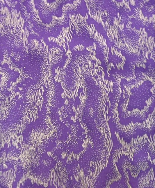 100% Cotton Fabric Purple Dye