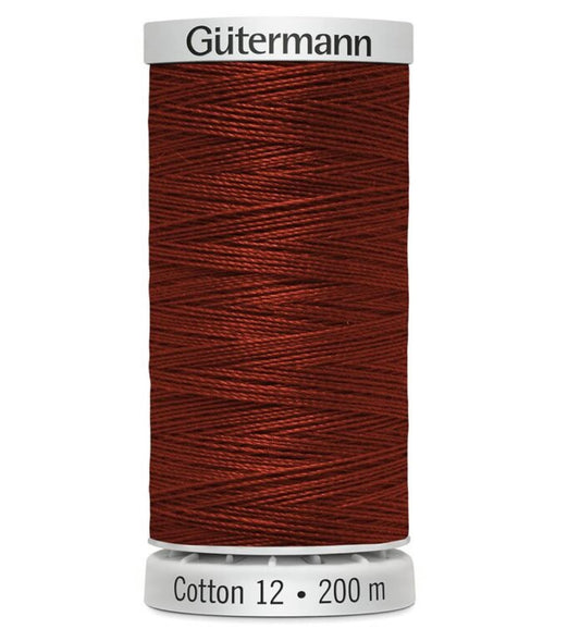 Gütermann 1181 Dark Terracotta Cotton 12
