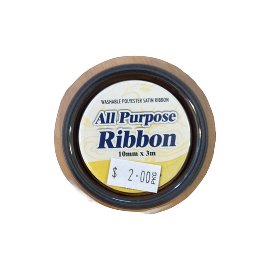 All Purpose Ribbon Grey