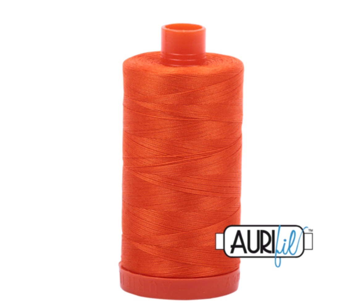 Aurifil Thread Colour 1104 Neon Orange