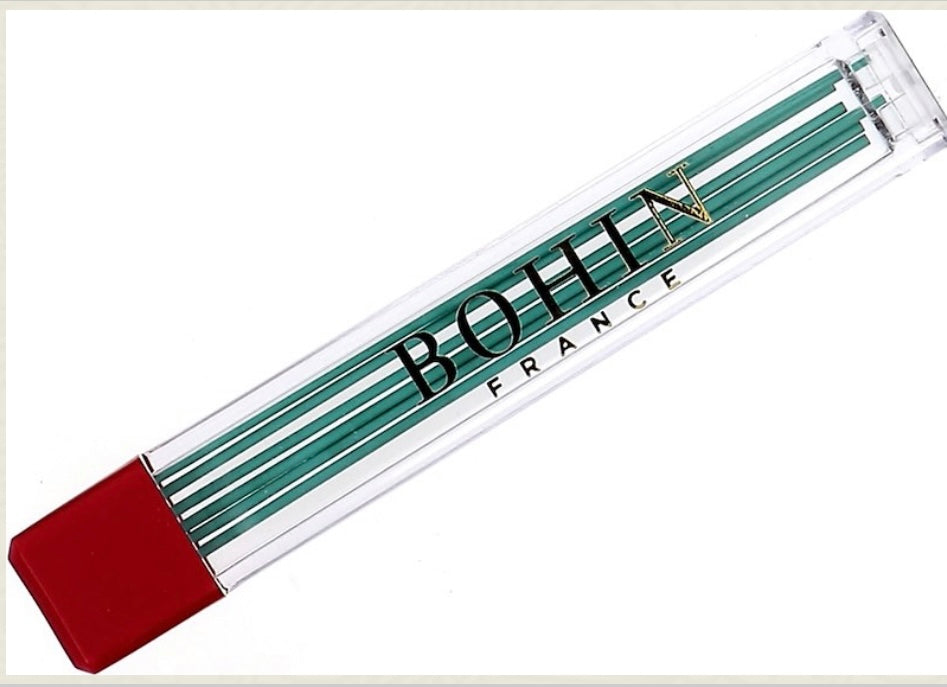 BOHIN Extra Fine leads for Mechanic Pencil Green