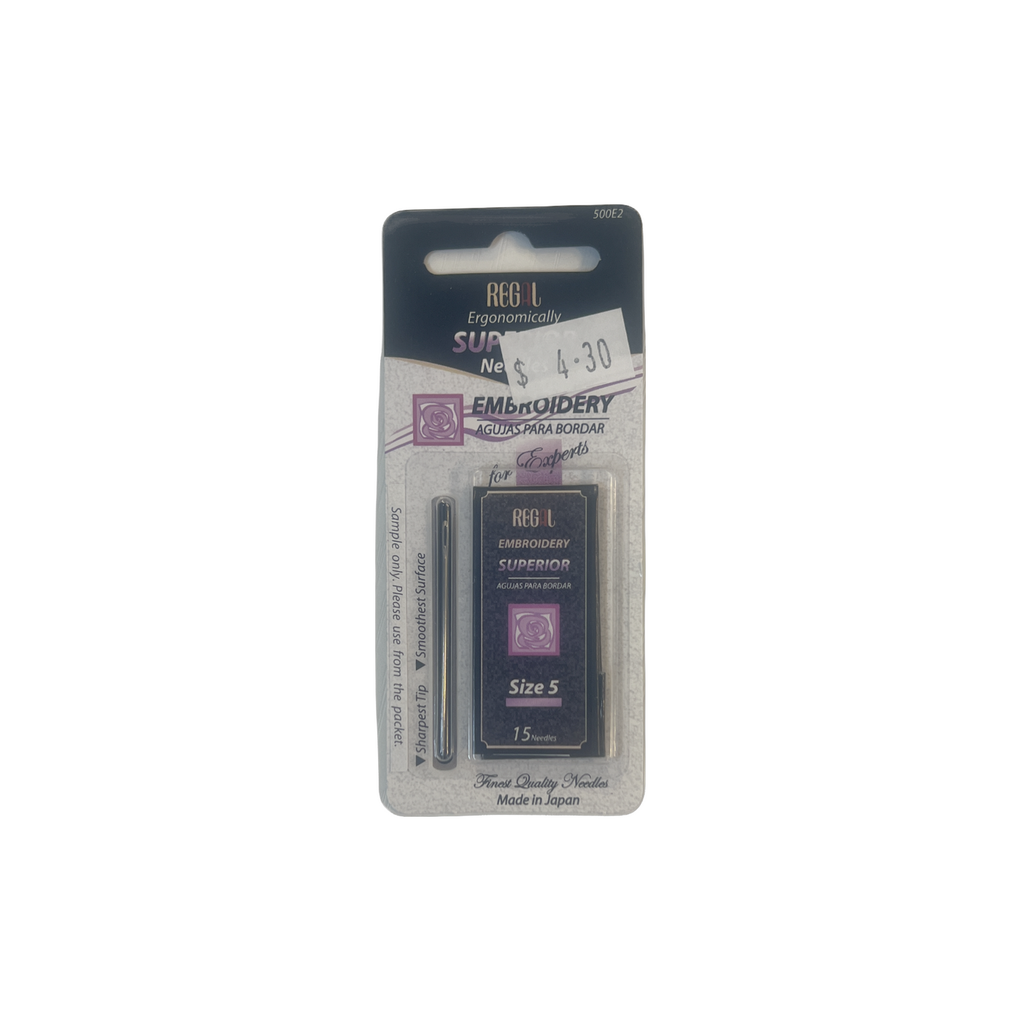Regal Embroidery Superior Needles Size 5